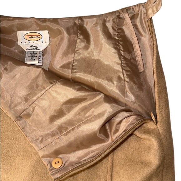 Talbots Camel Wool Maxi Skirt - Size 8 / Petite - Picture 3 of 7